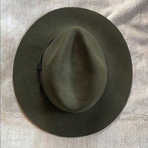 Dark Green Wool Hat